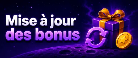 Mise à jour des bonus